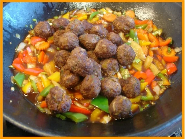 Fleischbällchen in Gemüse süß-sauer - Rezept - Bild Nr. 20