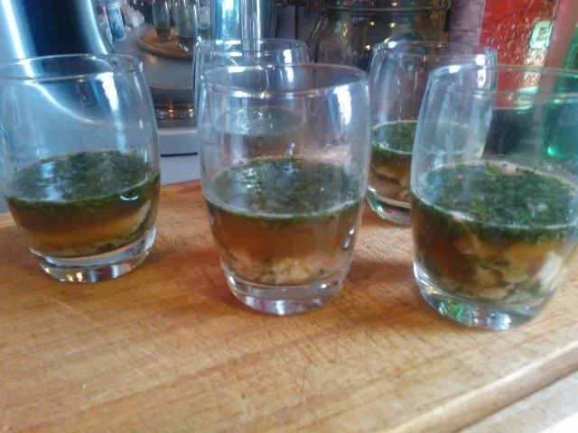 Persillade de fumé Foerelle avec moutarde aux figues - Rezept - Bild Nr. 2