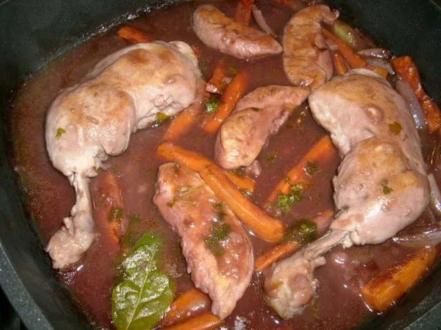 Rotwein-Hähnchen>> - Rezept - Bild Nr. 6