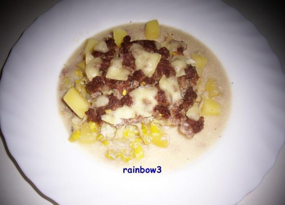 Auflauf: Porree mit Hackfleisch und Kartoffeln - Rezept Gesendet von
rainbow3