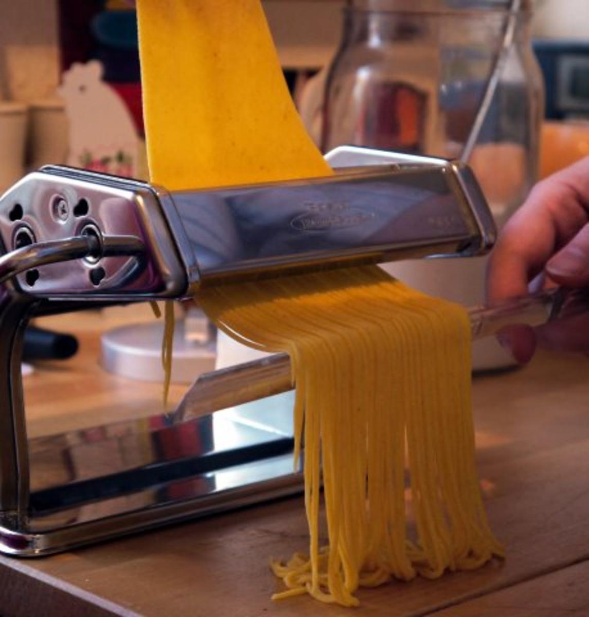 Spaghetti auf der Erbse - Rezept - Bild Nr. 4