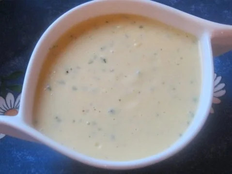 Weiße Knobi-Fischsauce - Rezept