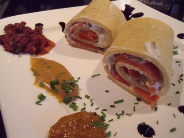 Pfannkuchen vom Blech mit Räucherlachs - einfach - von Sri_Devi