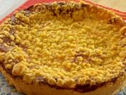 Käse-Kirschkuchen mit Streusel - Rezept