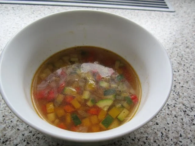 Rezept: Paprika-Zucchini-Suppe Paprika-Zucchini-Suppe - Rezept