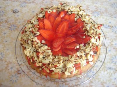 Erdbeerkuchen - Rezept