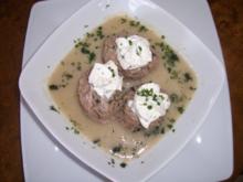 Kohlrabi Cremesuppe mit Rinderhackbällchen - Rezept
