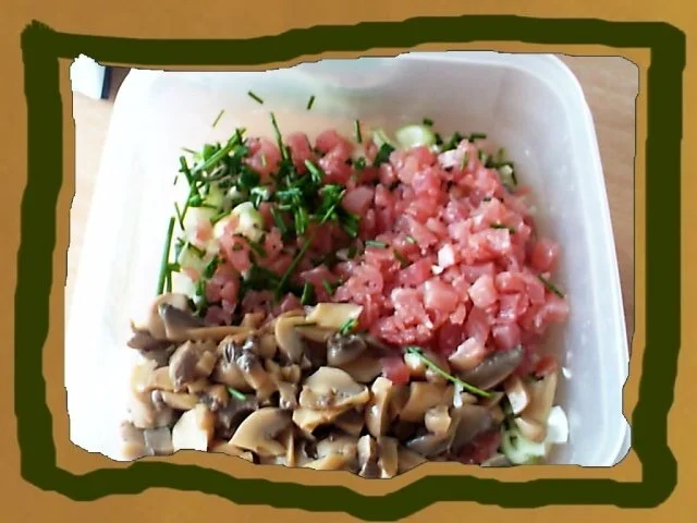 Rezept: überbackene Schinken -Champignons Toast Bild Nr. 2 überbackene Schinken -Champignons Toast - Rezept - Bild Nr. 2