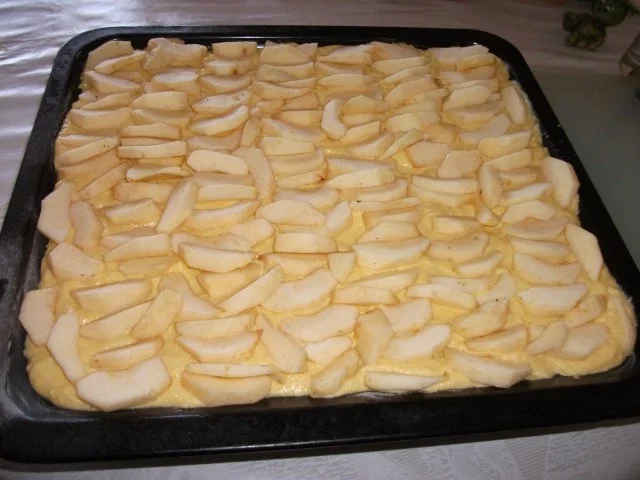 Rezept: Rhabarber - oder Apferkuchen Rhabarber - oder Apferkuchen - Rezept