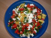 Kartoffelpfanne mit Hirtenkäse - Rezept
