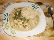 Geflügel-Pilztopf mit zweierlei Spargel - Rezept