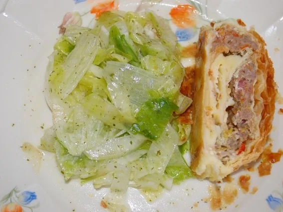 Blätterteig Hackfleisch Rolle - Rezept - Bild Nr. 2