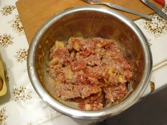 Bratklößchen mit Poreegemüse (Fleischplanzerl) - Rezept - Bild Nr. 5