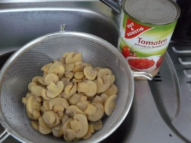 Rezept: Penne mit Champignons und Schafskäse Bild Nr. 5 Penne mit Champignons und Schafskäse - Rezept - Bild Nr. 5