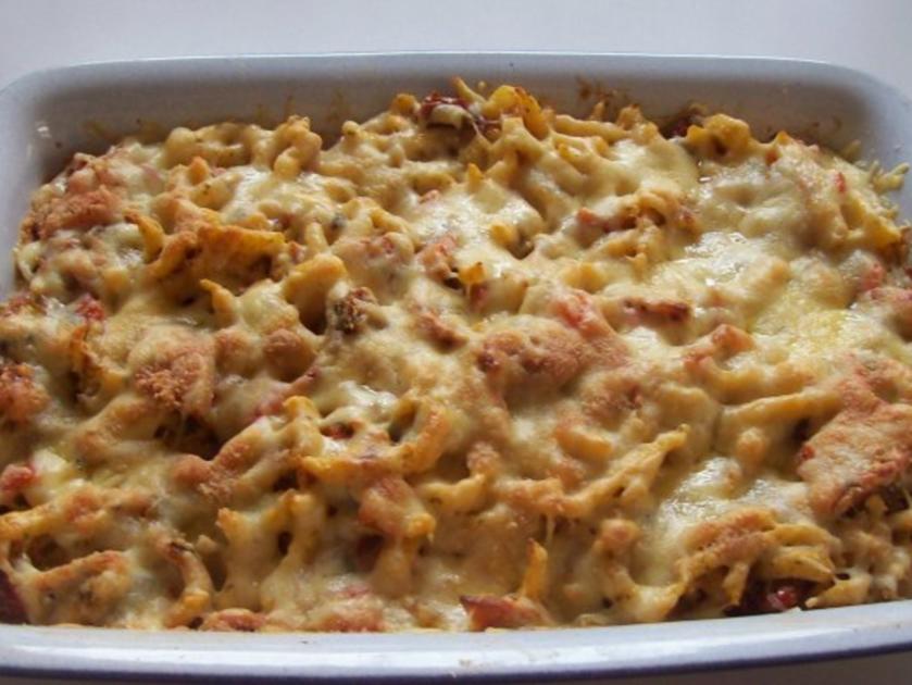 Spätzle überbacken mit dreierlei Käse - Rezept - kochbar.de