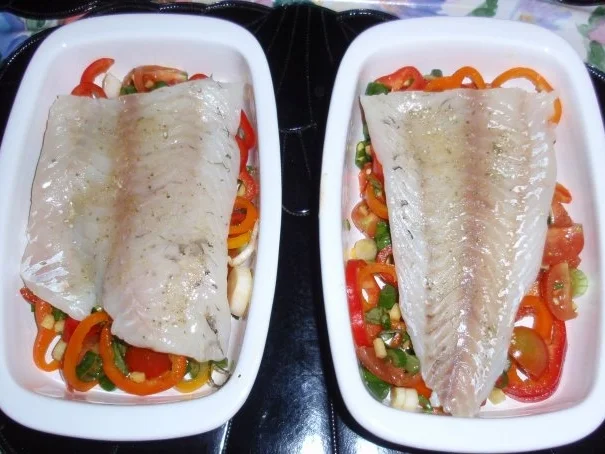 Fisch-Gemüse aus dem Backofen mit Basmati-Reis - Rezept - Bild Nr. 10