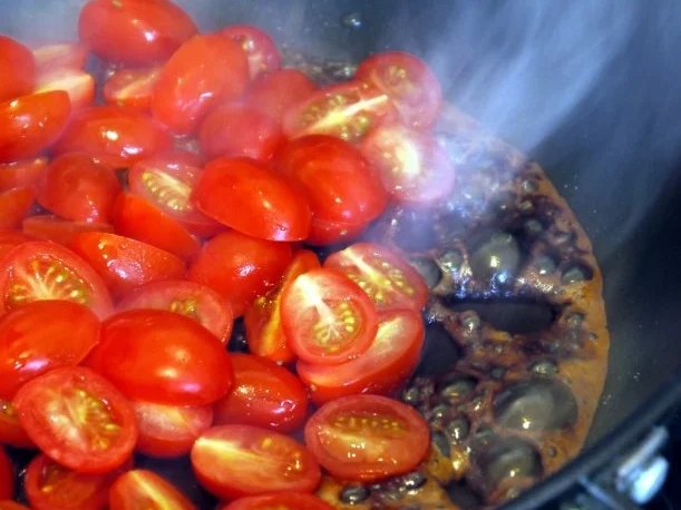 Lauwarmer Salat mit Merguez und karamellisierten Tomaten - Rezept - Bild Nr. 8