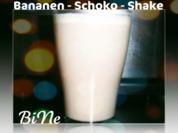 BiNe` S BANANEN - SCHOKO - SHAKE - Rezept