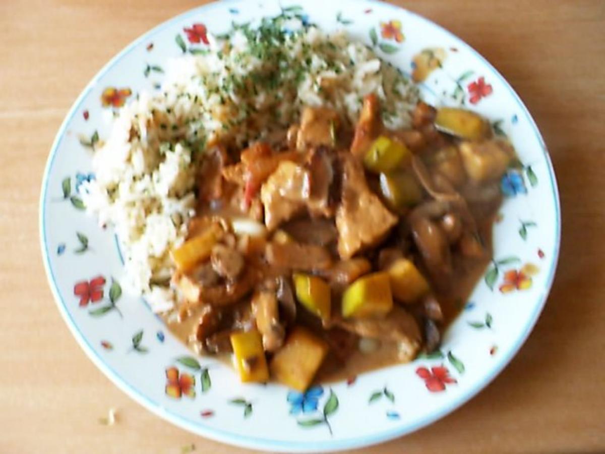 Streifen vom Filet mit Zuccini - Rezept