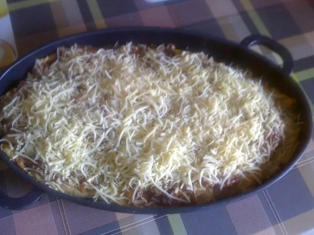 Rezept: Lasagne auf bayerisch Lasagne auf bayerisch - Rezept