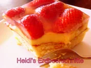 Erbeerschnitten - Rezept