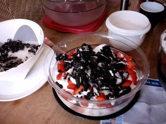 Oreo Keks Ricotta mit Ananas - Rezept - Bild Nr. 3