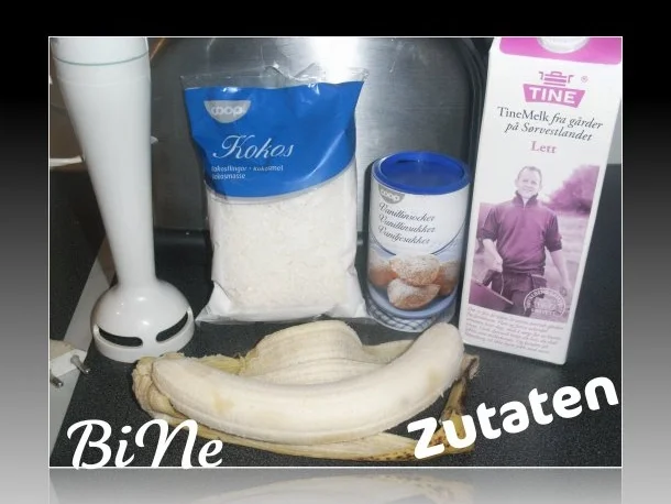 Rezept: BiNe` S BANANEN - KOKOS - SHAKE Bild Nr. 3 BiNe` S BANANEN - KOKOS - SHAKE - Rezept - Bild Nr. 3