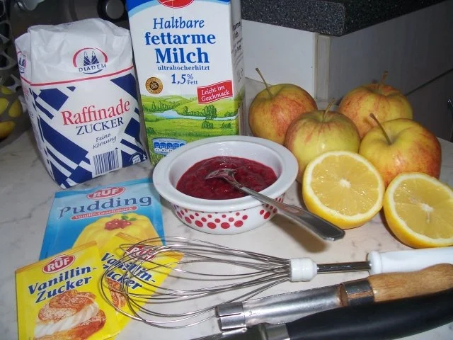 Schoko-Himbeer Äpfel himmlisch gebettet auf Vanille - Rezept - Bild Nr. 2