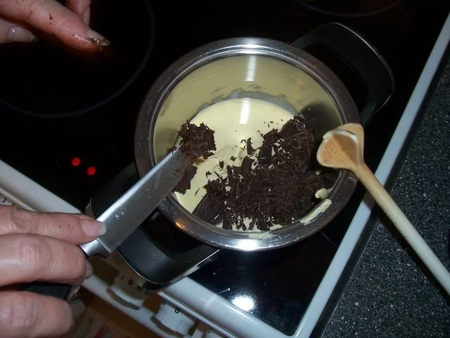 Schoko-Himbeer Äpfel himmlisch gebettet auf Vanille - Rezept - Bild Nr. 12