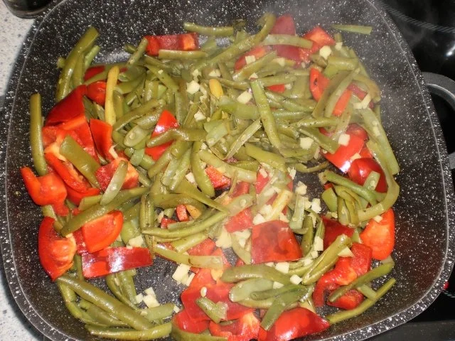 Rezept: Rumpsteaksteifen mit Bohnen Bild Nr. 10 Rumpsteaksteifen mit Bohnen - Rezept - Bild Nr. 10