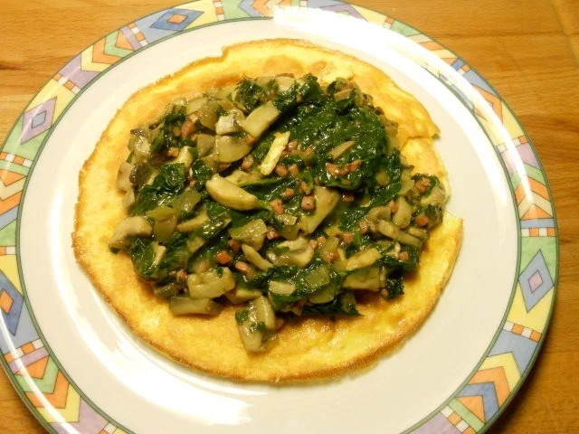 Rezept: Spinat-Omlett Spinat-Omlett - Rezept
