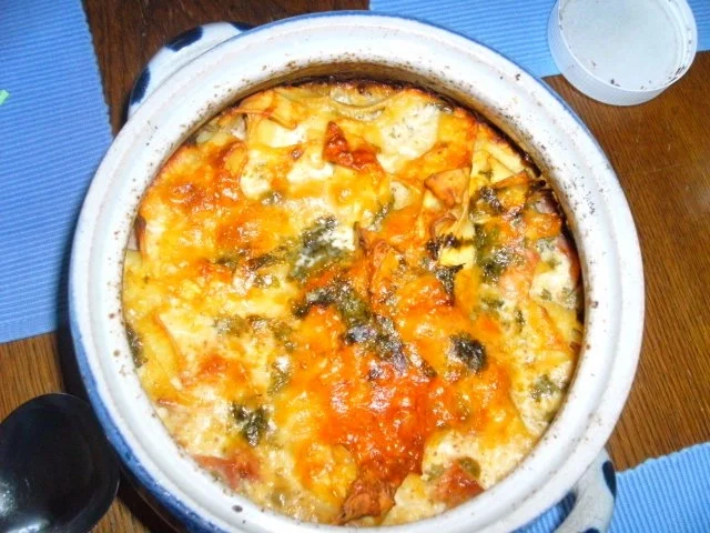 Bretonischer-Schinken-Nudel-Auflauf - Rezept