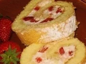 Rezept: Erdbeerrolle in 30 Minuten Erdbeerrolle in 30 Minuten - Rezept