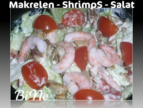 Rezept: BiNe` S MAKRELEN - SHRIMPS - SALAT Bild Nr. 4 BiNe` S MAKRELEN - SHRIMPS - SALAT - Rezept - Bild Nr. 4