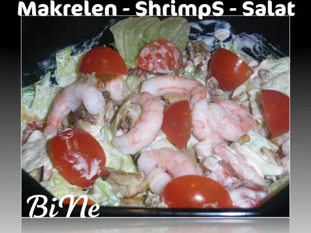 Rezept: BiNe` S MAKRELEN - SHRIMPS - SALAT Bild Nr. 5 BiNe` S MAKRELEN - SHRIMPS - SALAT - Rezept - Bild Nr. 5