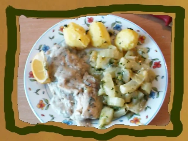 gedünstetes Seelachsfilet aus dem Backofen mit Fenchelgemüse - Rezept - Bild Nr. 7