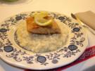 Limonenrisotto mit Lachsfilet - Rezept