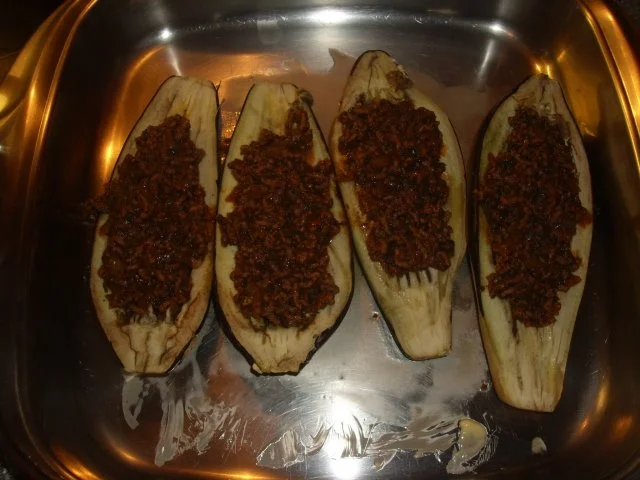 Gefüllte Auberginen - Rezept - Bild Nr. 6