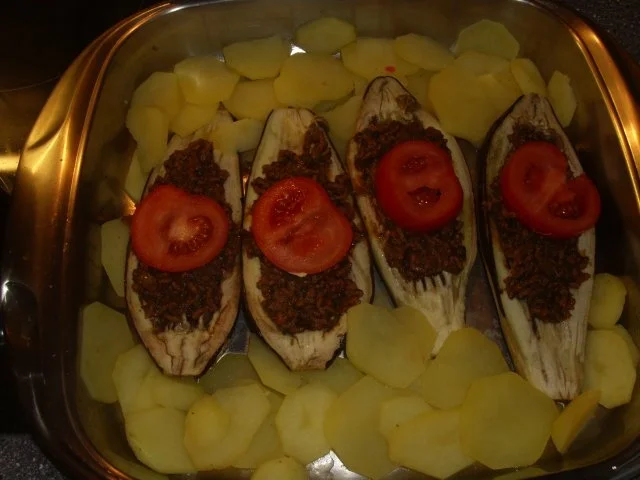 Gefüllte Auberginen - Rezept - Bild Nr. 8