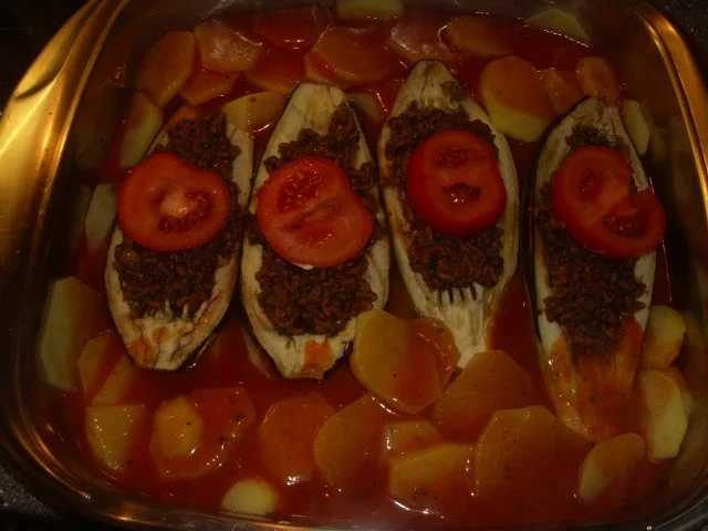 Gefüllte Auberginen - Rezept - Bild Nr. 9
