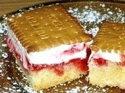 Rezept: Himbeer-Butterkeks Kuchen Himbeer-Butterkeks Kuchen - Rezept