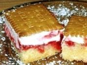 Himbeer-Butterkeks Kuchen - Rezept