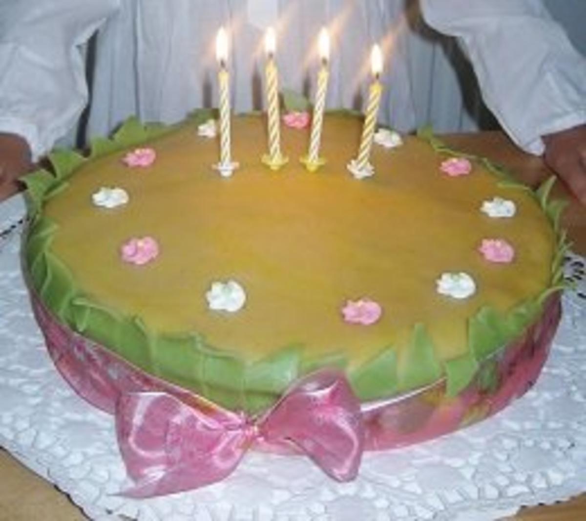 Punschtorte mit Marzipan - Rezept mit Bild - kochbar.de