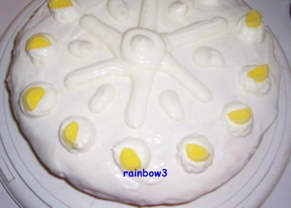 Backen: Zitronen-Joghurt-Sahne-Torte - Rezept