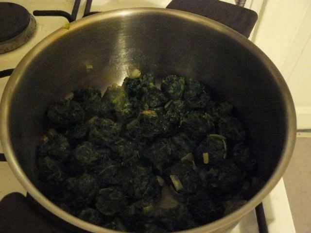 Herzhafte Spinattorte mit Blätterteig vegetarisch - Rezept - Bild Nr. 5