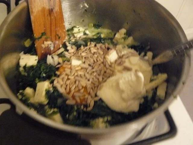 Herzhafte Spinattorte mit Blätterteig vegetarisch - Rezept - Bild Nr. 12