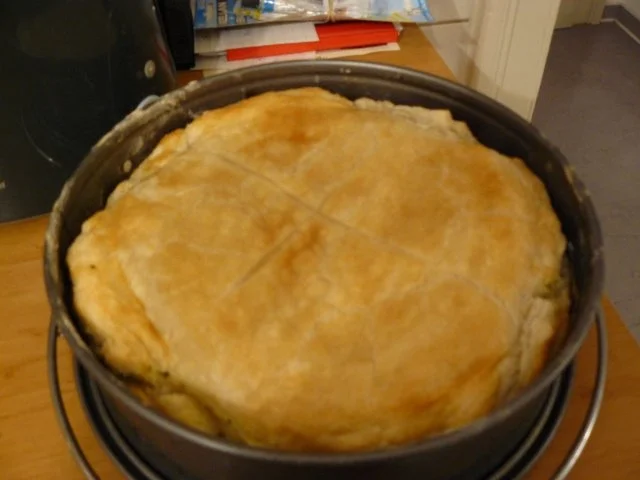 Herzhafte Spinattorte mit Blätterteig vegetarisch - Rezept - Bild Nr. 15