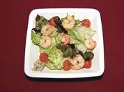 Rezept: Sagaknozi - Salat, Garnelen, Knoblauch, Zitrone (Valea Scalabrino) Sagaknozi - Salat, Garnelen, Knoblauch, Zitrone (Valea Scalabrino) - Rezept