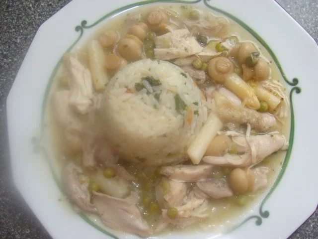 Geflügel :- Tasmanisches Road Runner Frikassee  mit Gemüsereis - Rezept - Bild Nr. 4