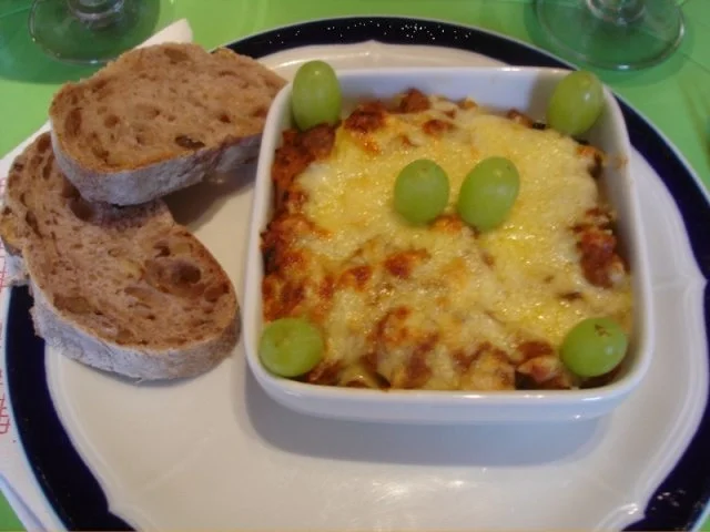 Überbackene Auberginen - Rezept